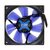 Noiseblocker BlackSilent Fan X1 modrá / 80mm / 10 dB @ 1300 RPM / 15.3 CFM / 3-pin