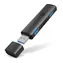 CONNECT IT COMPACT 4v1 šedá / Čtečka SD karet / 2x USB-A