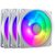 Cooler Master Mobius 120P ARGB bílá 3ks / 120mm / Loop Dynamic bearing / 2400 RPM / 75.2 CFM / 4-Pin PWM