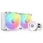 NZXT Kraken Elite RGB 280 bílá / 2x 140mm / Fluid Dynamic Bearing / 34.48 dB @ 1500 RPM / 90.79 CFM / AMD + Intel