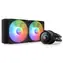 NZXT Kraken RGB 240 černá / 2x 120mm / Fluid Dynamic Bearing / 33.88 dB @ 1800 RPM / 78.86 CFM / AMD + Intel