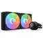 NZXT Kraken RGB 280 černá / 2x 140mm / Fluid Dynamic Bearing / 34.48 dB @ 1500 RPM / 90.79 CFM / AMD + Intel 