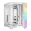 be quiet! Light Base 600 DX ARGB bílá / ATX / 2x USB-A / 1x USB-C / bez zdroje / průhledná bočnice