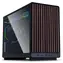 Lian Li DAN A3-mATX Wood Edition černá / Micro ATX / 2x USB 3.0 A / 1x USB-C / bez zdroje / průhledná bočnice