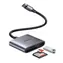 Ugreen CM387 černá / čtečka paměťových karet / USB-C / SD/TF + USB