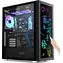 Rozbaleno - darkflash DK210 Graffiti ARGB černá / ATX / 1x USB-A 3.0 / 2x USB-A 2.0 / bez zdroje / průhledná bočnice  / rozbaleno