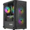 Logic Aramis ARGB černá / micro-ATX / mini-ITX / bez zdroje /  1 x USB 3.0 / 2 x USB 2.0 / průhledná bočnice