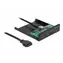 DeLock 64058 montážní kolejnice na 3,5" pevný disk černá / USB / USB-C / SD slot / micro SD slot
