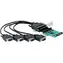 Delock PCI Express Karta na 4 x Sériový RS-232 se zdrojem napětí 