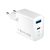 Forever GaN TC-06-65AC Rychlonabíječka do sítě bílá / 1x USB-C 1x USB 65W / PD / QC 