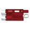 VICTORINOX SWISSCARD červená-transparentní / Multifunkční karta / Počet funkcí 10 / Rozměry 82 x 45 mm