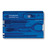 VICTORINOX SWISSCARD modrá-transparentní / Multifunkční karta / Počet funkcí 10 / Rozměry 82 x 45 mm