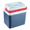Guzzanti GZ 24A modrá-bílá / Termoelektrický chladicí box / 53W / 12V & 220 - 240V / Objem 24 L / funkce ohřevu