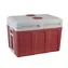 Guzzanti GZ 40R červená-bílá / Termoelektrický chladicí box / 58W / 12V & 220 - 240V / Objem 40 L / funkce ohřevu