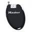Master Lock 4603EURD Zatahovací kabelový zámek - černý