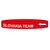 SPORTTEAM Silikonový náramek SPORTTEAM® Slovenská Republika 3 červená