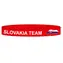 SPORTTEAM Silikonový náramek SPORTTEAM® Slovenská Republika 3 červená