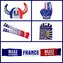 SPORTTEAM Fan sada Francie 005 Stadium Pack