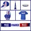 SPORTTEAM Fan sada Francie 002 Home Pack