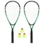 NILS NRS001 Crossmintonový set zelený