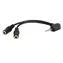 OEM redukce 4pólový jack 3.5 mm / 2x jack 3.5 mm / kabel 15cm / pro připojení mikrofonu a sluchátek