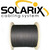 Solarix optický kabel DROP1000 / 8 vláken / 500 m / černá