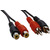 PremiumCord Kabel 2x Cinch-2x Cinch, M/F 10m 