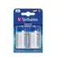 Verbatim baterie D Alkaline 2ks / 1,5 V / blistr