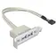 Delock záslepka do slotu USB 2.0 low profile / 2 porty