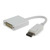 Gembird adaptér displayport samec - DVI (24+5) samice / bílý