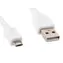 Gembird micro USB kabel 2.0 AM-MBM5P 0.5 m bílá