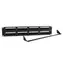 Gembird NPP-C648CM-001 / patch panel 19" / 48 port 2U cat.6e / se zadní organizací kabelů / černý