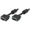 Manhattan Kabel pro monitory SVGA HD15 M/HD15 M / stíněný / 1.8m / černý