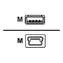 Cisco CAB-CONSOLE-USB / kabel USB A samec - mini USB B samec