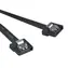 AKASA AK-CBSA05-15BL PROSLIM černá / propojovací SATA 3.0 kabel / ultra-tenký / 15cm