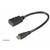 AKASA AK-CBHD10-25BK / kabelová redukce / HDMI na Mini HDMI / pozlacené kontakty
