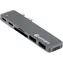 eSTUFF USB-C Slot-in Hub Pro šedá / 2 x USB 3.0 / 1 x USB-C / 1 x Thunderbolt 3 / čtečka karet