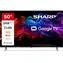 50" SHARP 50HP5265E černá / 3840 x 2160 / QLED / HDMI / USB / Wi-Fi / DVB-T&T2&C&S&S2 / repro 24W