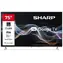 75" SHARP 75JP7265E černá / 3840 x 2160 / QLED / HDMI / USB / Wi-Fi / DVB-T&T2&C&S&S2 / repro 24W