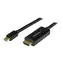 StarTech pasivní adaptér Mini DisplayPort M na HDMI M černá 5m / 4k a 2K / audio 7.1