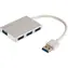 Sandberg USB Pocket HUB 4x USB 3.0 bílá
