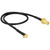 Delock anténní kabel RP-SMA Jack Bulkhead > MMCX 90° Plug 320 mm