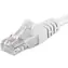 PremiumCord UTP CAT6 0.25m / Patch kabel / RJ45-RJ45 / bílá