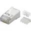 PremiumCord konektor RJ45 Cat6A univerzální stíněný - 1ks skládaný