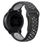 Tactical Double Silikonový Pásek pro Amazfit Pace černá-šedá