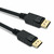 PremiumCord DisplayPort 1.4 přípojný kabel M-M 0.5 m černá / 8K@60Hz / zlacené konektory
