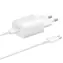 SAMSUNG Napájecí adaptér s rychlonabíjením (25W) bílá / 1m kabel / USB-C / 3A / bulk