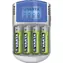 Varta Power LCD / Nabíječka baterií + 4x AA Baterie (2700mAh|NiMH) / 100-240V | 12V DC / 4xAA | AAA