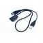 Gembird adaptér 2x USB 2.0 na slim SATA 13-pin / černá