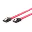 Gembird SATA III datový kabel 1m / kovové spony / červená